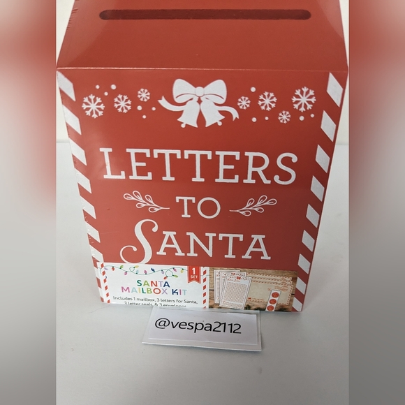 Target Bullseye Playground Christmas Mailbox Santa Letters North Pole Red Decor - Picture 6 of 8